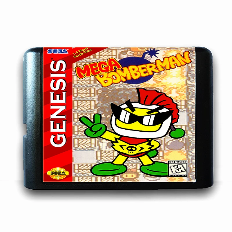 Мега бомбардировщик человек для 16 бит Sega MD игровая карта Mega Drive Genesis US PAL версия