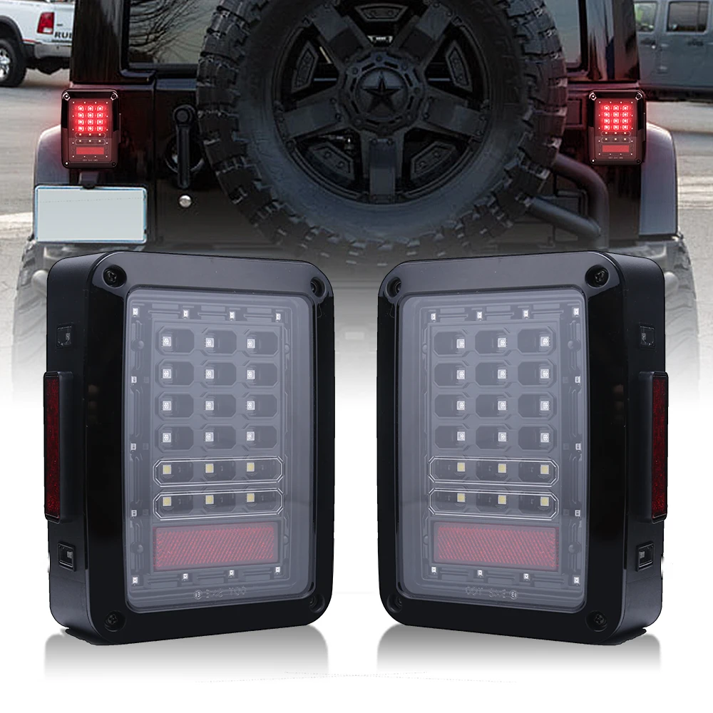 Fanali Posteriori A Led Per Fanali Posteriori Jeep Wrangler Per Jeep Wrangler Jk Jku Sports, Marocco, Freedom Rubicon 2007 - 2017Led Lampada