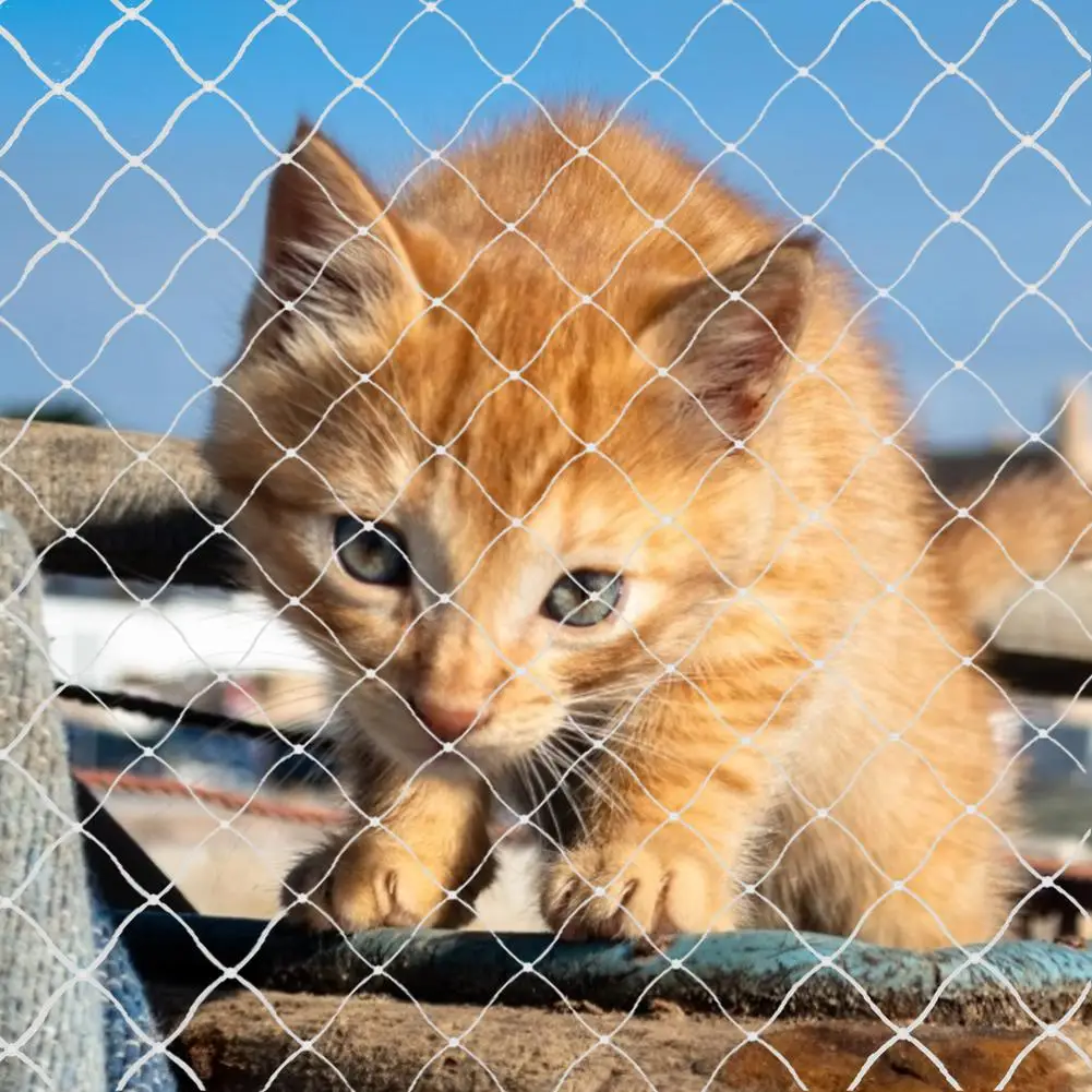 Pet Protection Net Nylon Anti Bird Cat Protective Sturdy Safe Wire Cover For Prevents Cats From Escaping Or Falling From Balcony cat safety net