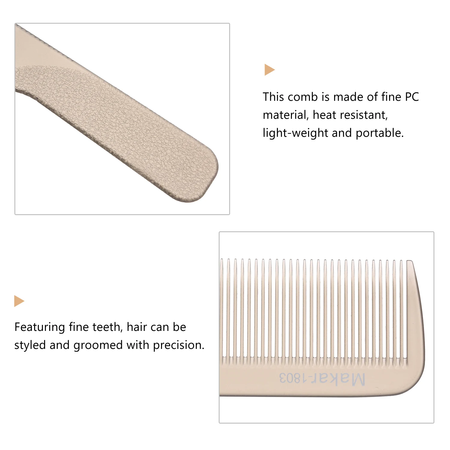 Anti-static Comb Salon Hair Cutting Comb Hairbrush Heat Resistant Hair brush Detangling Comb Hairdressing Comb Hair Styling Tool