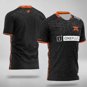 

CSGO LEC LCS Fnatic FNC LoL Team Uniform Jersey Bwipo Tshirt Fans Men Women Short Sleeve T shirts Custom Dota Tee Shirt