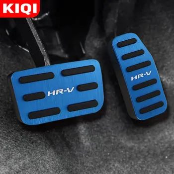 

KIQI AT Car Pedals for Honda HRV HR-V 2014 2015 2016 2017 2018 2019 2020 Accessories Aluminous Alloy Brake Gas Pedal Cover