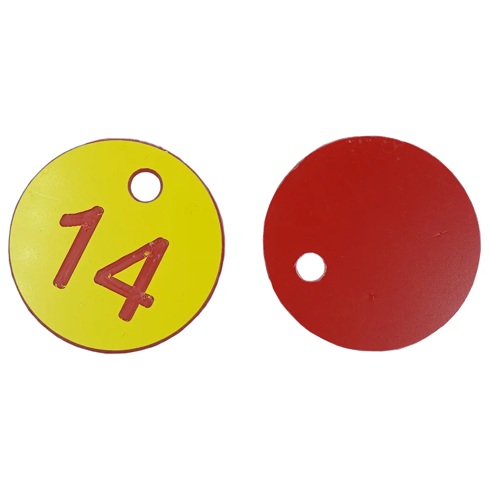 Round Number Tag Beekeeping Beehive Husbandry Farm Numbered Label Livestock Breeding Animal Markers Classification Sign