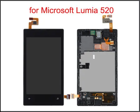 AAA+ качественный 5," ips ЖК-дисплей для microsoft Nokia Lumia 535 2C/2 S RM-1089 ЖК-дисплей сенсорный экран Замена с рамкой