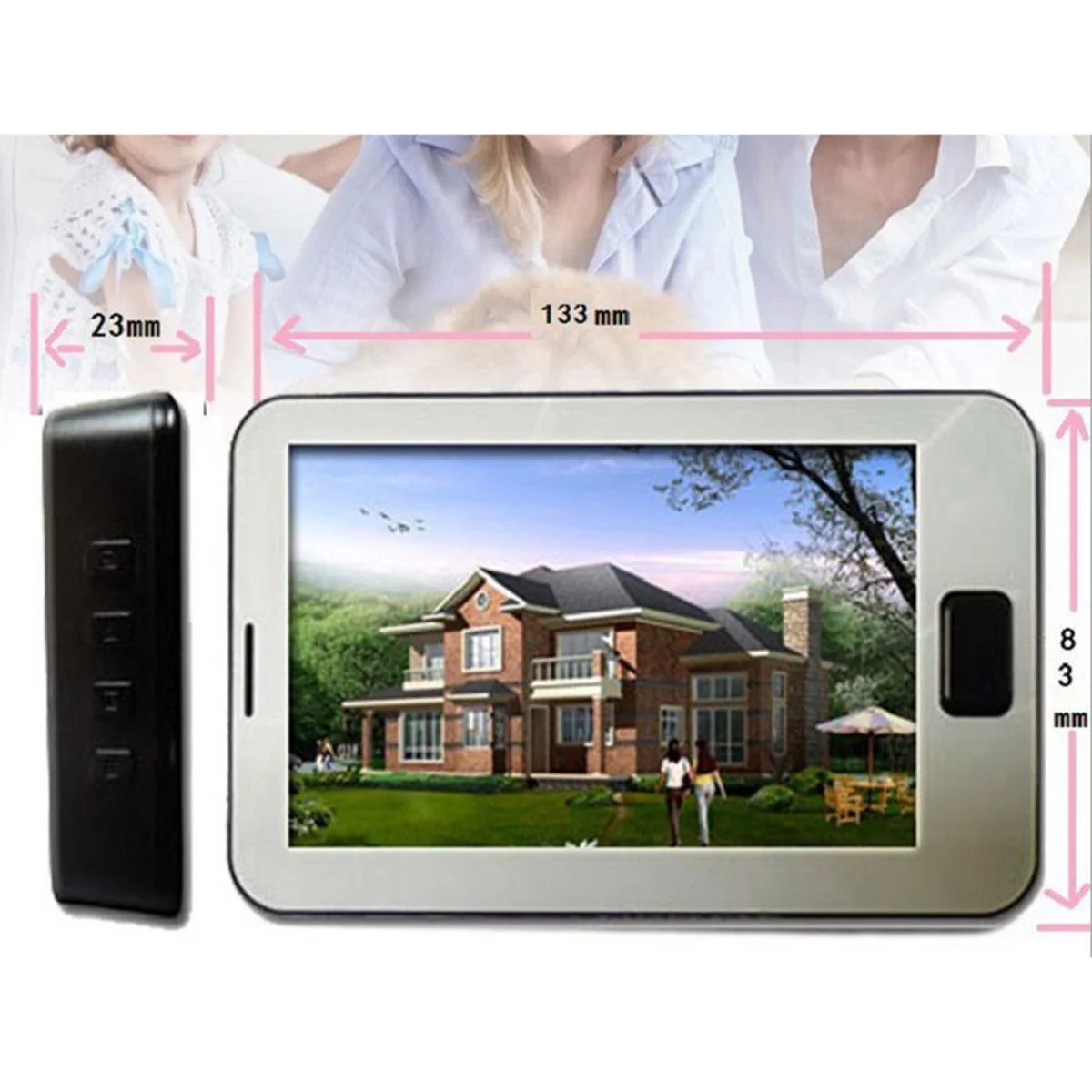 4.3 inch LCD Color Screen Digital Doorbell IR Night Door Camera Photo Recording Digital Door Viewer Smart Peephole Doorbell