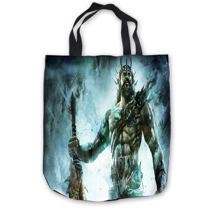 

Custom Canvas Fantasy Movie War Tote Shoulder Shopping Bag Casual Beach HandBag Daily Use Foldable Canvas #180713-1-41