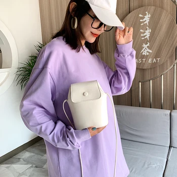 

Popular Simple Female Daily Bag Fashion Women Shoulder Phone Bag Solid PU Leather Small Flap Crossbody Handbag