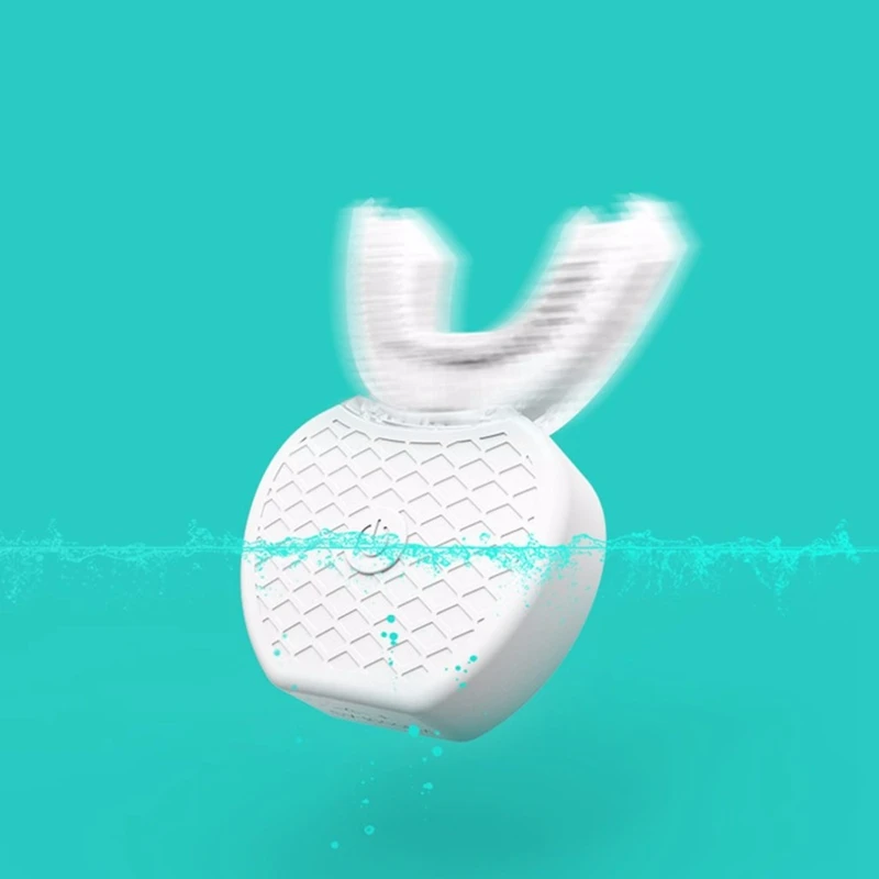 HTHL-360 Degree Wireless Usb Charging Lazy Automatic Sonic Silicone Electric Toothbrush Teeth Whitening Cleaning Tool Brush Oral