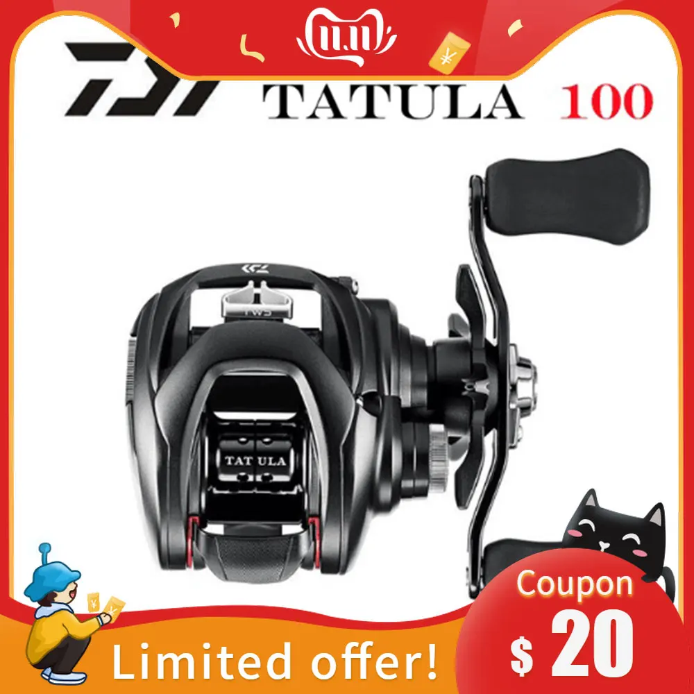 Рыболовная катушка литейная DAIWA новинка Tatula 100H 100HL 100HS 100HSL 100XS 100XSL низкопрофильная