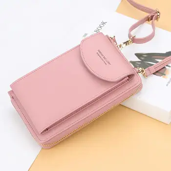 

2020 New Women Wallet PU Leather Flap Purse Multifunctional Clutch Messenger Phone Solid Fashion Casual Bag Purse Women Wallet
