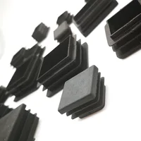 10pcs Plastic Square Pipe Plugs anti-slip chair leg cap table feet decor cover Scratch floor Protector Pads Furniture Leveller 4
