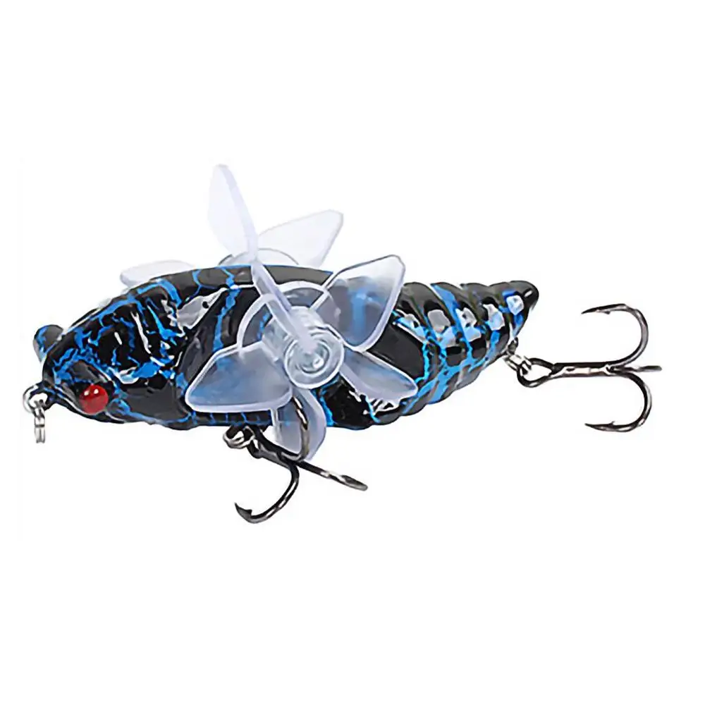 D Topwater против насекомых для рыбалки приманка гольян Троллинг воблер Crankbait Whopper Plopper Bait искусственная жесткая приманка сома Щука хрень - Цвет: D