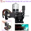 Welding Wire Feeder DC 24V 2 Rolls SSJ-18 Wire Feed Assembly Feeder Roll for Steel Aluminum Flux Cored Wire MIG Welding Machine 1