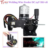 Welding Wire Feeder DC 24V 2 Rolls SSJ-18 Wire Feed Assembly Feeder Roll for Steel Aluminum Flux Cored Wire MIG Welding Machine 1