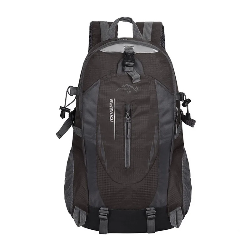 SHUJIN водонепроницаемый мужской рюкзак для отдыха водонепроницаемый рюкзак для ноутбука Высокое качество дизайнерские рюкзаки мужские женские нейлоновые дорожные сумки - Цвет: black