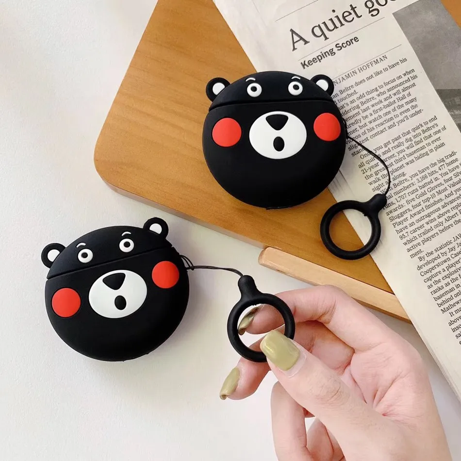 Милый чехол для Airpods Apple, чехол для наушников s, беспроводные наушники, защитный чехол, чехол для Airpods 1, 2, силиконовый чехол для AirPods
