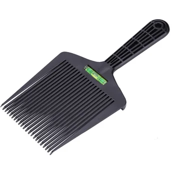 

Hair Trimming Accessories Bubble Clipper Comb Barber Styling Dyeing Comb Anti-slide Handle Plastic Flattop Comb Styling Tool