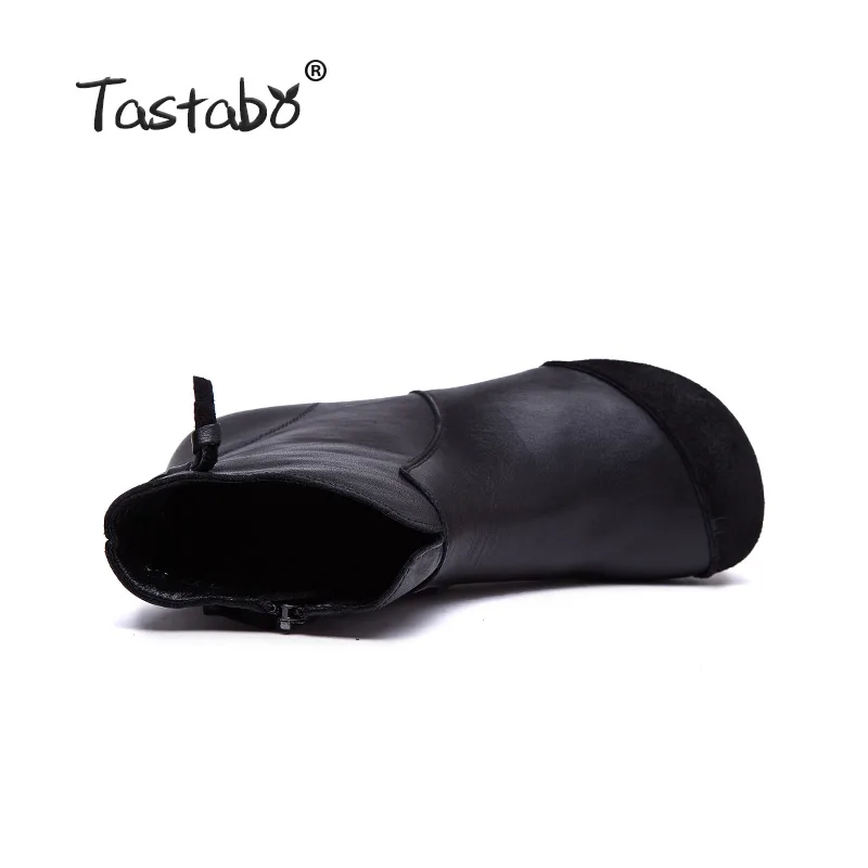 Top Fashion 2020 Women's Natural Fox Fur Snow Boots 100% Genuine Cow Leather Winter Boots Female Winter Shoes Women Boots