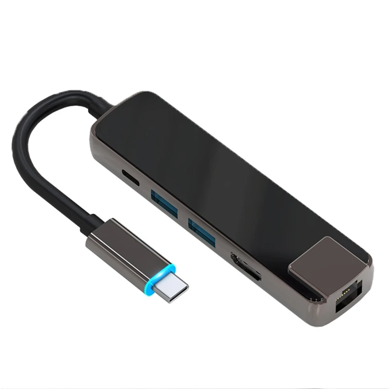 5 in 1 USB-C Docking Station 3.0 Hub High-speed Transmission 3840X2160P/30HZ for Travel Business Work Lightweight | Компьютеры и офис