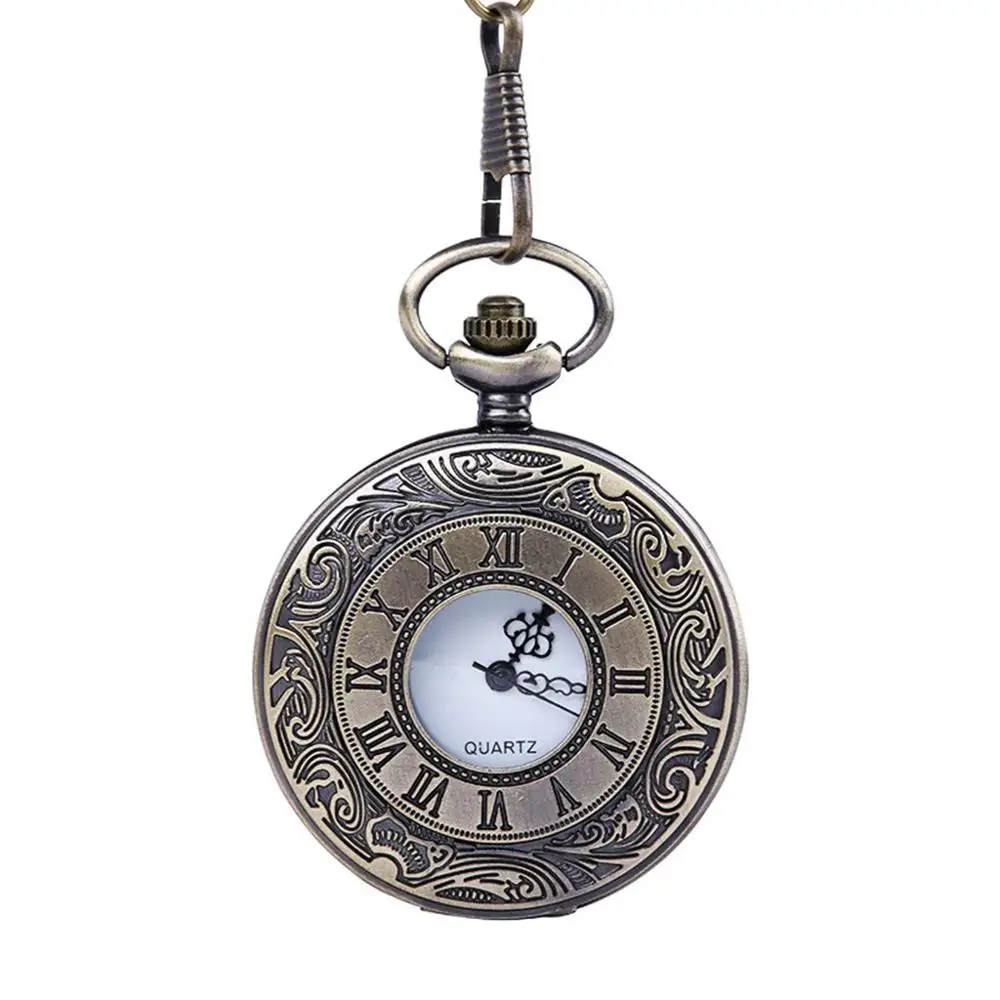 

Personalized Pattern Steampunk Vintage Quartz Roman Numerals Pocket Watch #4s02
