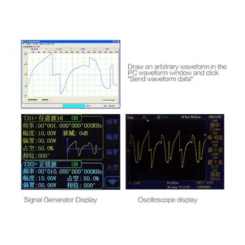 

Digital DDS Dual-channel Signal Generator Arbitrary Waveform Function 200MSa/s 20MHz Frequency Meter
