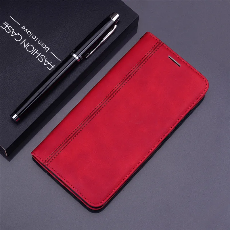 Đối với Xiaomi Redmi 9 Ốp lưng Flip Case từ tính sang trọng cho Redmi 9 Ốp lưng redmi9 Wallet Bao da trên Redmi 9 Coque Fundas best flip cover for xiaomi Cases For Xiaomi