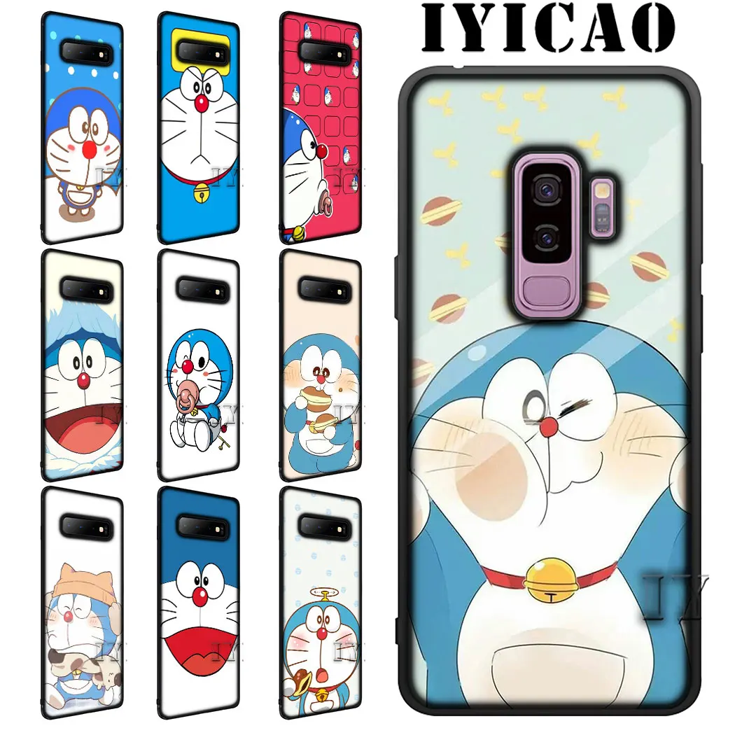 IYICAO Doraemon Cartoon Soft Case for Samsung Note 8 9 10 Plus A70 A50 A40 A20 A10 M40 M10 M20 M30 A10S A20S A30S A40S A50S |