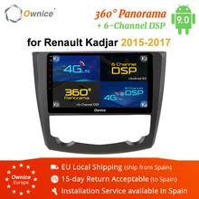 Ownice K1 K2 K3 K5 K6 Android 9,0 стерео для Renault Kadjar авто радио DAB+ Аудио Видео навигация GPS, DVD DSP 4G