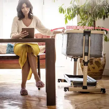 

Crib Portable Foldable Baby Bb Crib Cradle Bed Multi-functional Neonatal Splicing Bed