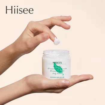 

Body Cream 120G Green Tea Moisturizing Bodys Lotion Milk Anti-Wrinkle Refreshing Firming Sodium Hyaluronate Skin Care Womens M