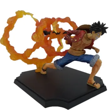 

One Piece Monkey D Luffy Fire Fist PVC Action Figure 150mm Anime One Piece Monkey D Luffy Figurine Model Toys Doll Gift