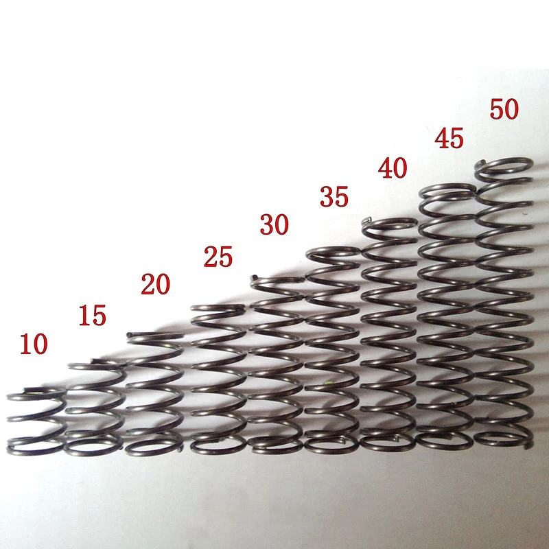 10PCS Wholesale Custom Metal Small Coil Pressure Compression Springs 0.4mm Wire Diameter*4mm Out Diameter*(5-50)mm Length | Обустройство
