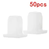 50Pcs Square White Auto Bumper Fastener Rivet Retainer Push Car Cover Fender Car Door Clamp Panel Clip Auto Plastic Fasteners ► Photo 3/6