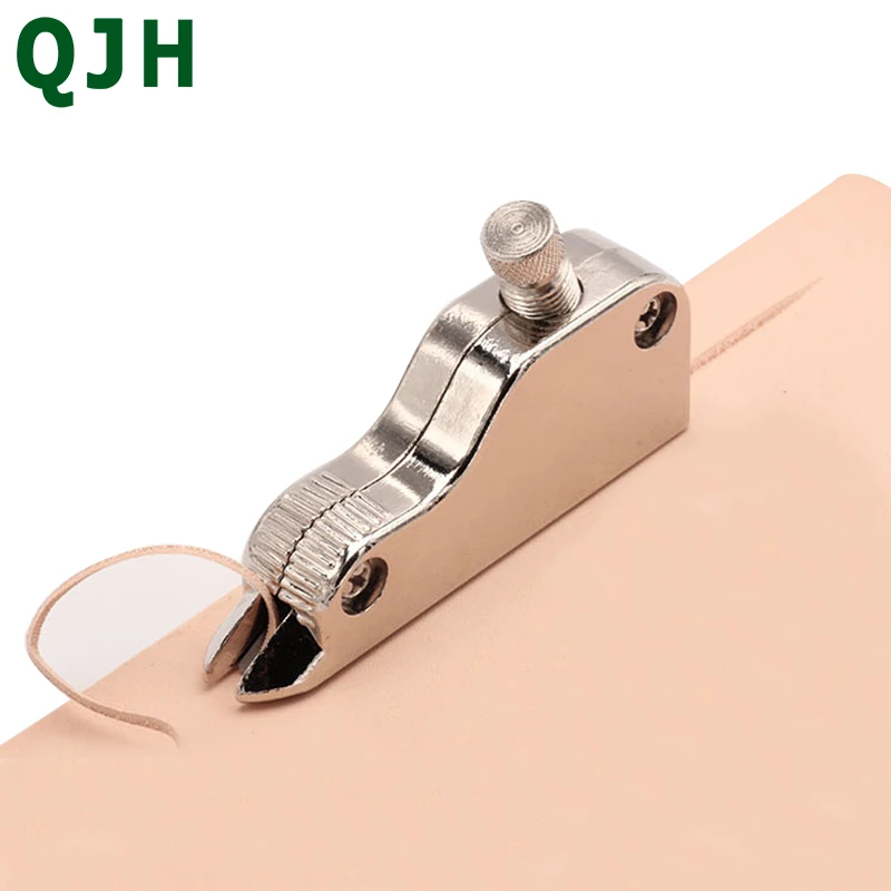 

New adjustable leather grooving tool manual diy leather surface treatment V-shaped groove carving knife edge trimmer grooving