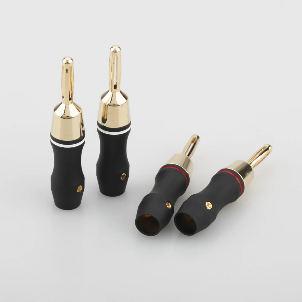 8xAudiocrast BL002 Позолоченный разъем типа банан HiFi Высокое качество кабель динамика