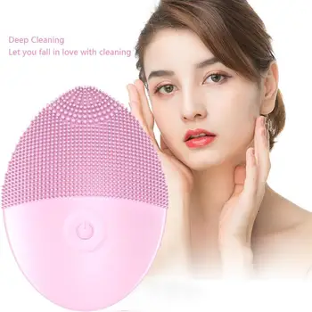 

1PC Silicone Face Cleansing Brush Electric Face Cleanser Electric Cleanser Cleansing Skin Deep Washing Massage Brush