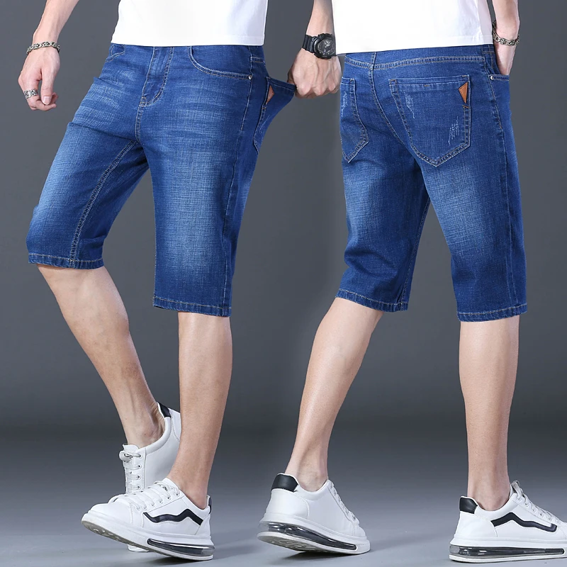 2021 Summer New Men'S Denim Shorts 