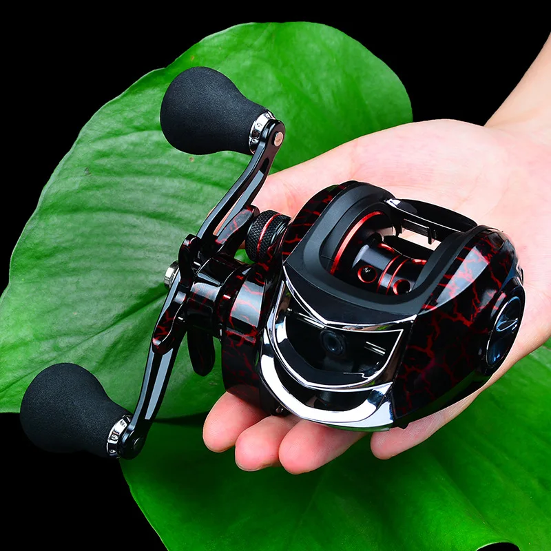 

Proberos Baitcasting Fishing Reel 18+1 Ball Bearings Fly High Speed Fishing Reel with Magnetic Brake System for Pesca
