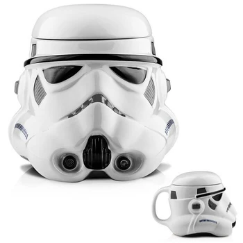 

Personality Ceramic Mugs hot movie Star Wars Black White Samurai Coffee Mug character Darth Vader mugs coffee cups Drinkware gif