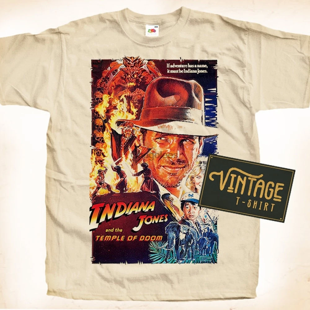 Vintage T Shirt Indiana Jones and 