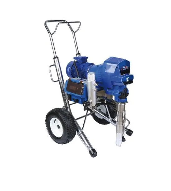 

AC220V5500W 10L3/8 inch plunger type electric High-pressure airless spraying machine，&A7 Paint putty latex painting machine tool
