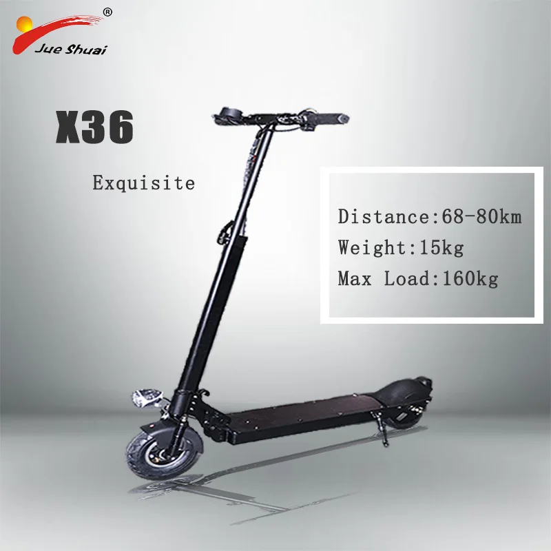  Free Shipping 8inch Electric Scooter 500W 36V 21AH Floding Speed Electric Kick Skateboard Patinete 