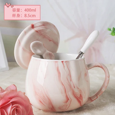 F OUSSIRRO натуральный мрамор фарфоровая кофейная кружка Mr and Mrs чай чашка молока творческий подарок на свадьбу юбилей - Цвет: F