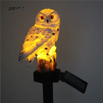 

Owl Solar Light outdoors garden lamp outdoor lights decoration LED Panel Fake Waterproof Ornament Animal Bird Yard Lamps