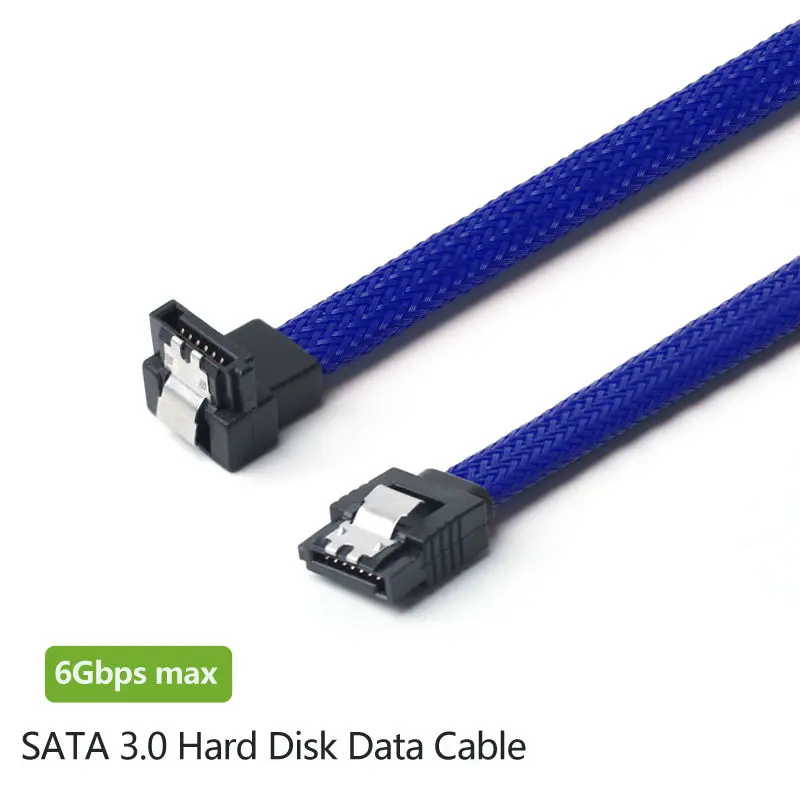 10 шт. SATA 3 0 III SATA3 7pin кабель для передачи данных 6 ГБ/сек. Угловые Кабели HDD жесткий