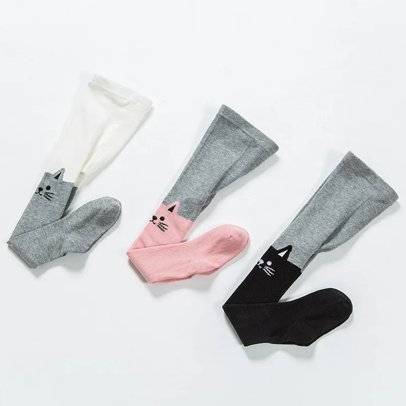 

2019 New Style Dual Crotch Spring And Autumn BABY'S Non-slip Socks Cartoon Cotton White Girls Socks Mixed Colors BABY'S Socks Ch