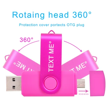 

TEXT ME 3 IN 1 OTG Type c Pen Drive Micro Usb Flash Drive 8GB 16GB 64GB Pendrive OTG SmartPhone Cle Usb Stick 2.0 32GB