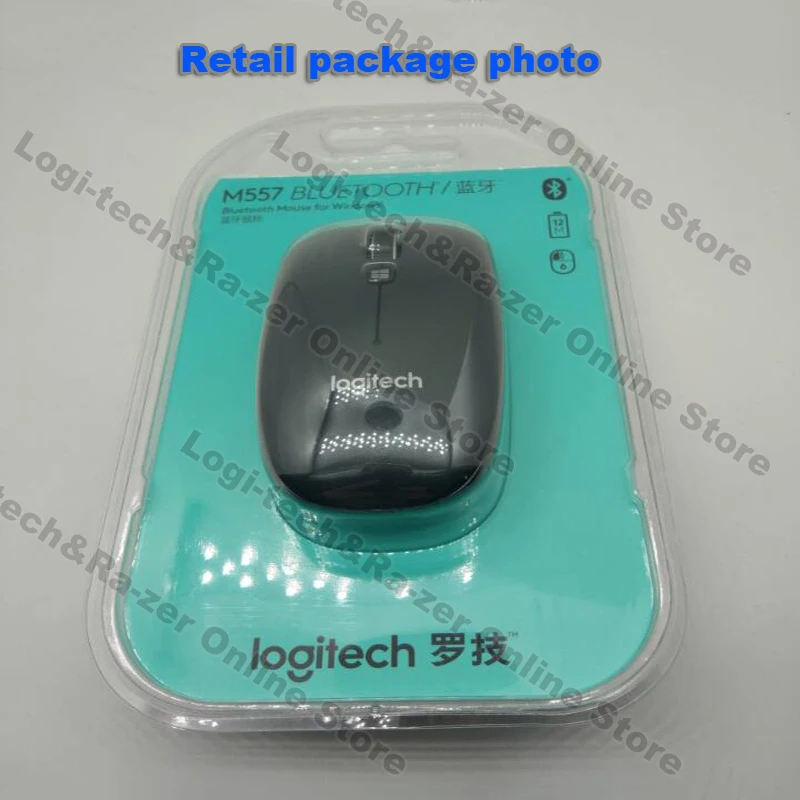 Беспроводная мышь Logitech M557 с Bluetooth эргономичная 1000 DPI 2 4 ГГц для ПК официальная