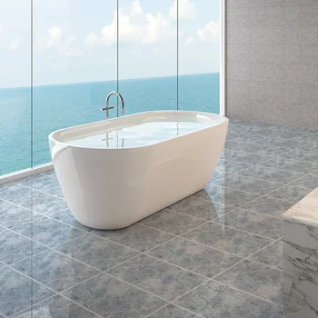 

Stickers Imitation Sky Blue Marble Dining Table Stickers Bathroom Wall Stickers Dls012