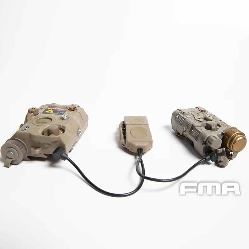 FMA Tactical Double Pressure Switch, PEQ LA5-A and Normal PEQ TB1406 BK/DE 6